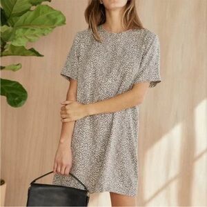 Jenni Kayne Leopard Print T-Shirt Dress
